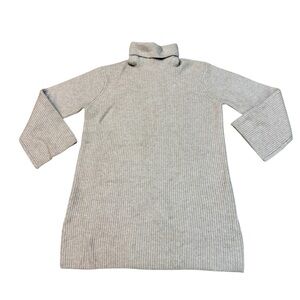 Steve Madden Women’s Abbie Turtleneck Cream Flare Sleeve Sweater Dress Size XXL